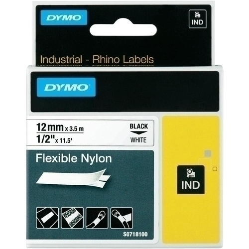 [18488] CINTA DYMO RHINO 18488 NYLON 12 MM NEGRO
