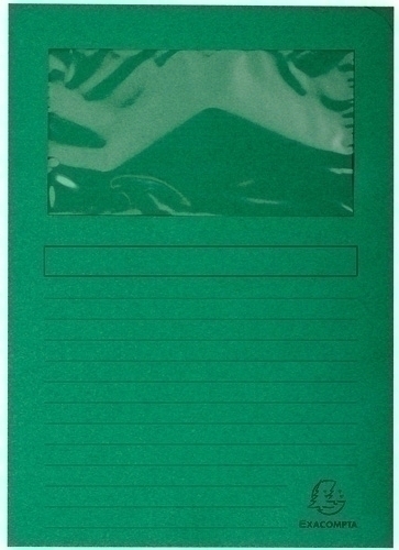 [50253E] SUBCARPETA EXACOMPTA 50253E FOREVER VENTANA A4 VERDE CLARO