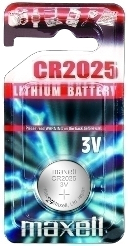 [CR2025] PILAS MAXELL MICRO CR2025 BLISTER DE 1