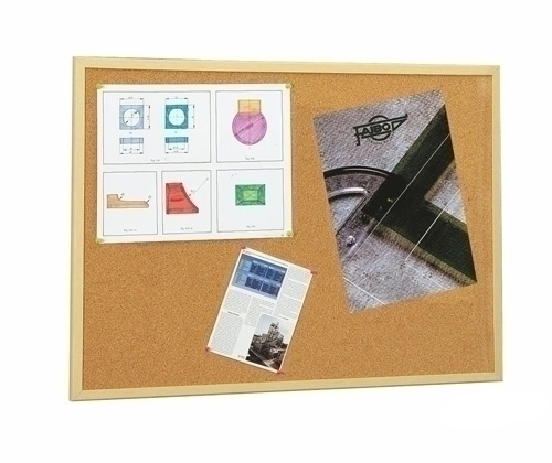 [607-5] TABLERO CORCHO FAIBO 23801374 MARCO PINO 80x120 cm 607-5