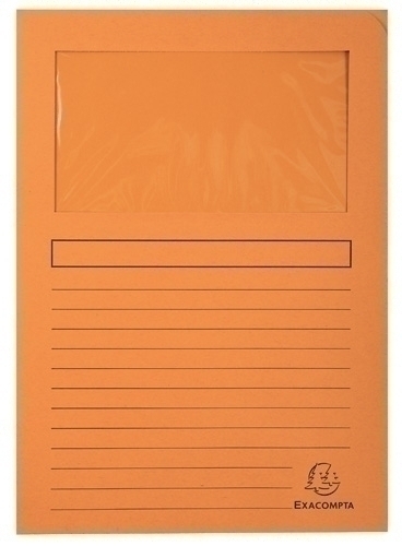 [50254E] SUBCARPETA EXACOMPTA 50254E FOREVER VENTANA A4 NARANJA