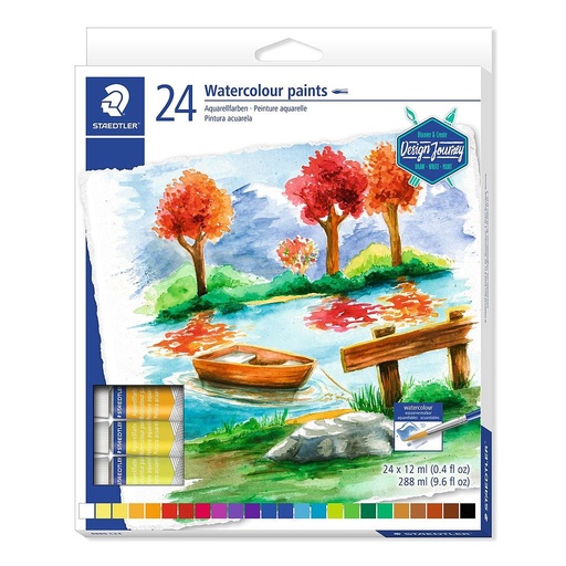 [8880 C24] ESTUCHE STAEDTLER 8880 C24 ACUARELAS 24 COLORES