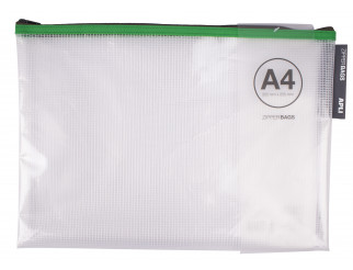 [17385] BOLSA APLI 17385 ZIPPER BAG A4 COL SURTIDO