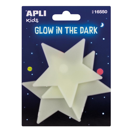 [16550] B.PEG.ESTRELLAS LUMINISCENTES 3U