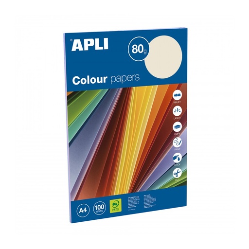 [15278] PAPEL COLOR SURTIDO PASTEL A4 80G.100H