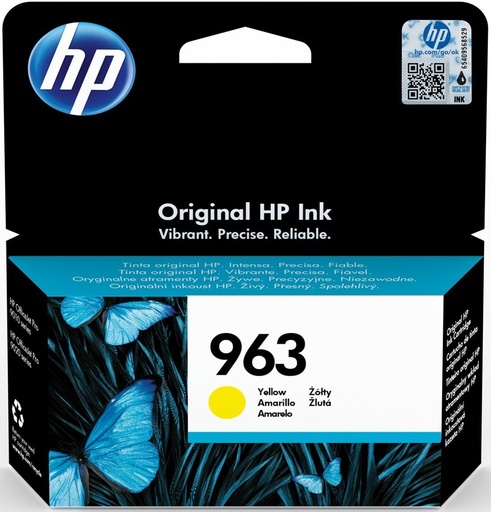 [3JA25AE] HP CARTUCHO Nº 963 AMARILLO 