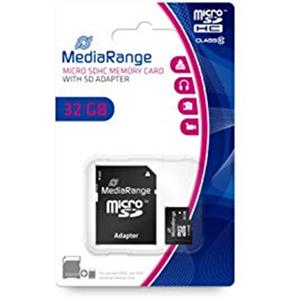 [MR959] TARJETA MEDIARANGE MR959 SDHC 32 GB ADAPTADOR UHS-1