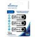 [MR9103] MEDIARANGE USB 16GB Pack 3  Canon 0.72€ incluido en el precio