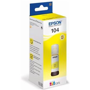 [C13T00P440] EPSON ECOTANK 104 BOTTLE AMARL