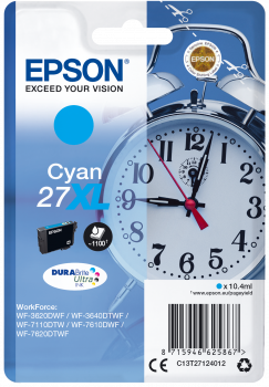 [C13T27124012] CARTUCHO CIAN EPSON 27XL