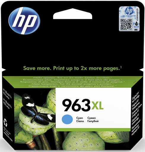 [3JA27AE#BGY] HP CARTUCHO Nº 963XL CIAN