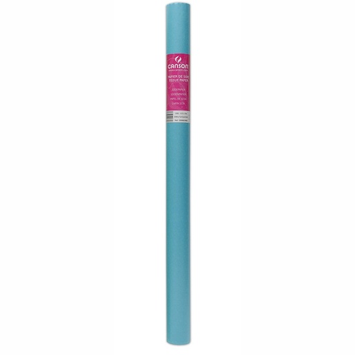 [200992664] Rollo 50x500 (10) Canson Seda 20g Azul Turquesa
