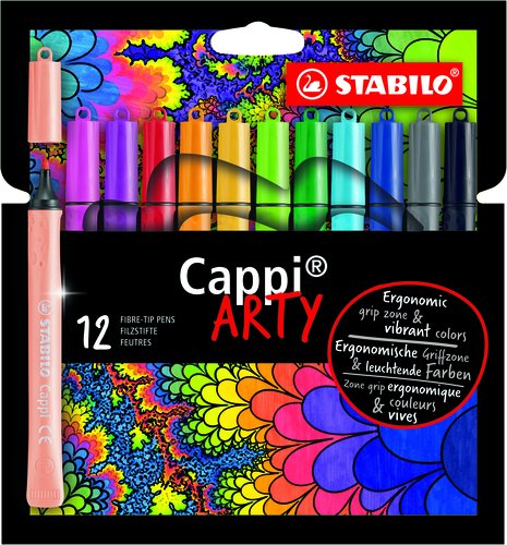 [168/12-1-20] LÁPIZ  STABILO 168/12-1-20  CAPPI ARTY LINE ESTUCHE CARTÓN 12 UDS. 