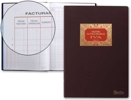 [MR5065] LIBRO MR 5065  Fº NAT.100 Mº 65 IVA MR