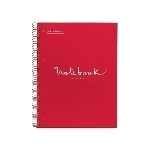 [MR46053] CUADERNO MR 46053 NB-1 A4 80 CLA 90G EMOTIONS ROJO MR