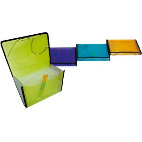 [1049-2 L
] CARPETA A5 12 SEP. FOLDERMATE 1049-2 L CLASIFICADORA POP GEAR FRESH COLORES