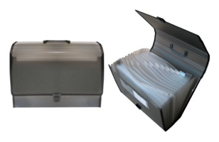 [11342 A] MALETIN FOLDERMATE 11342 A CLASIFICADORA 24 SEPARADORES NEGRO