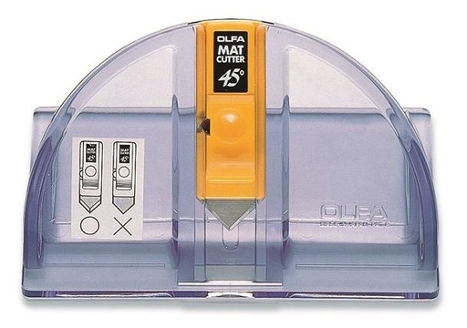 [MC-45] CORTADOR OLFA MC-45 MAT CUTTER ANGULO 45 GRADOS   CUCHILLA MCB-1