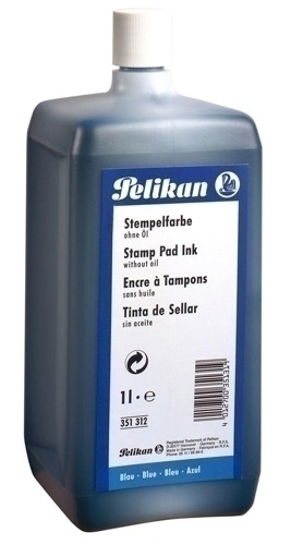 [ 351312] TINTA PELIKAN 351312 TAMPON PELIKAN 1 LITRO AZUL