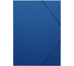 [375BM30] CARPETA CARCHIVO 375BM30 PROYECTOS  CARTON PINTADO A4 GOMAS 5 cm AZUL