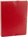 CARPETA CARCHIVO 377BM32 PROYECTOS  CARTON PINTADO A4 GOMAS 7 cm ROJO