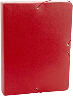 [377BM32] CARPETA CARCHIVO 377BM32 PROYECTOS  CARTON PINTADO A4 GOMAS 7 cm ROJO