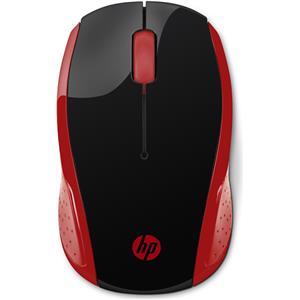 [2HU82AA] RATON INALAMBRICO HP 2HU82AA 200 COLOR ROJO IMPERIAL