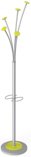 [ALPMFESTY2 KW] PERCHERO ALPMFESTY2 KW DE PIE METAL  5 COLGADORES ABS
