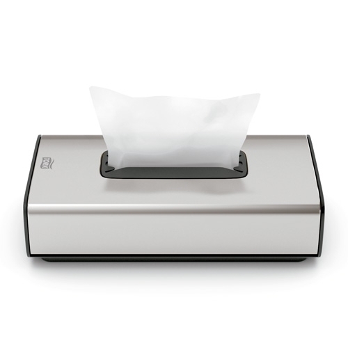 [460013] PORTA PAÑUELO TORK 460013 PAPEL KLEENEX  IMAGE DESIGN ACERO INOXIDABLE