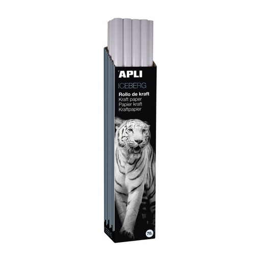 [14450] ROLLO APLI 14450 PAPEL KRAF 1X25 M. BLANCO