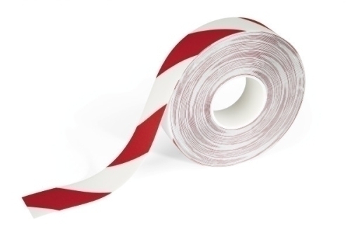 [1726132] MARCAJE SUELO DURABLE 1726132 DURALINE STRONG AUTOADHESIVO CINTA ROJO/BLANCO