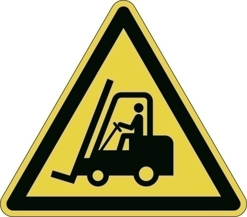 [173404] MARCAJE SEGURIDAD DURABLE 173404 AUTOADHESIVO PRECAUCION CARRETILLA ELEVADORA
