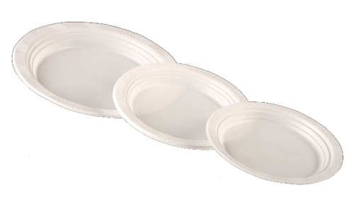 [7347388] PLATO PLASTICO 7347388 BLANCO LLANO 25CM DE DIAMETRO PAQUETE DE 20