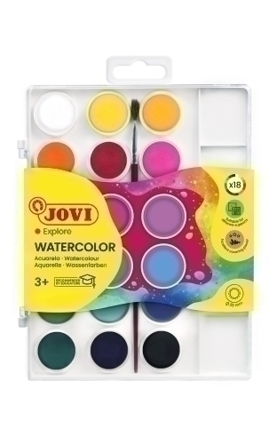 [830/22] ACUARELAS JOVI 830/22 30 MM ESTUCHE 22 UNID.