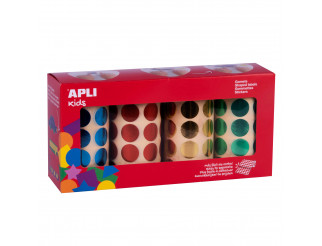 [102410] GOMETS APLI 102410 PACK 4R.GOMET Ø20 BL/VML/OR/VE MET 5640 UNID.