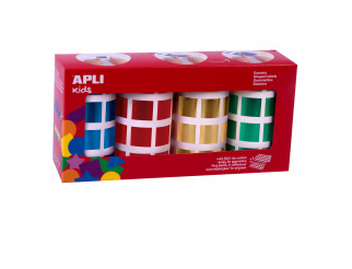 [18327] GOMETS APLI 18327 PACK 4R.BL/VR/GR/VE 5640 UNID.
