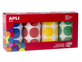 [14769] GOMETS APLI 14769 PACK 4R. Ø33 BL/VR/GR/VE 2832 UNID.