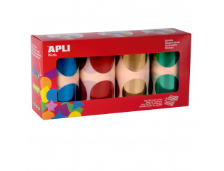[18303] GOMETS APLI 18303  PACK 4R. Ø45 MET BL/FU/GR/VE 1128 UNID.