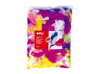 [18156] BOLSA APLI 18156 PLUMAS COLORES 400 UNID.