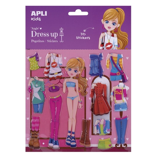 [17608] BOLSA APLI 17608 PEG.DRESS UP AMB ESCEN.GRAN ANGIE 1 H