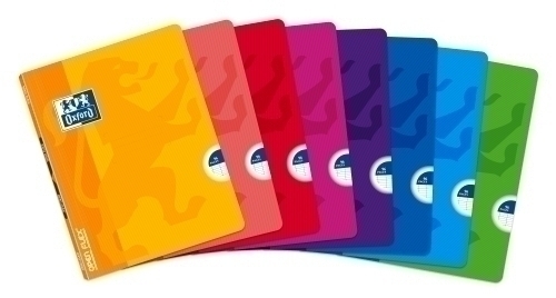 [400009124] LIBRETA GRAPADA OXFORD 400009124 SCHOOL T. PLÁSTICO A5+ 48 5X5 90grs SURTIDO