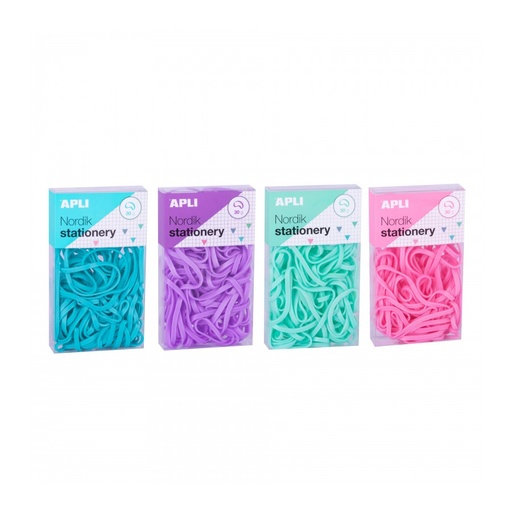[18151] GOMAS ELÁSTICAS 18151 COLORES NORDIK 30 GR.