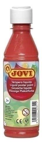 [50207] TEMPERA JOVI 50207 LIQUIDA 250 ml (botella) BERMELLON