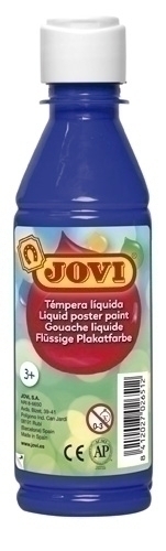 [50224] TEMPERA JOVI 50224 LIQUIDA 250 ml (botella) AZUL ULTRAMAR