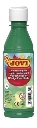 [50219] TEMPERA JOVI 50219 LIQUIDA 250 ml (botella) VERDE OSCURO