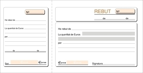 [T-16/C] TALONARIO LOAN T-16/C RECIBOS CATALAN