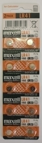 [LR0041] PILAS MAXELL LR0041 MICRO LR0041W 1,5V (M610) BLISTER DE 10