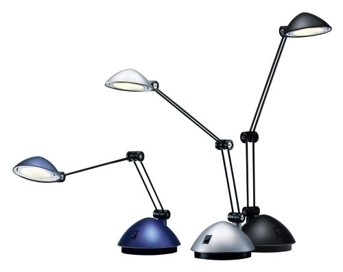 [5040 PT MT] LAMPARA A.2000 5040 PT MT LED SOBREMESA 3W SPACE PLATA
