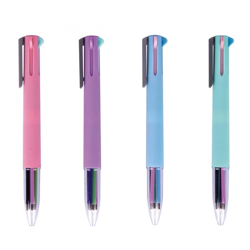 [18307] BOLIGRAFO APLI 18307 BOLIGRAFO 5 TINTAS PASTEL 