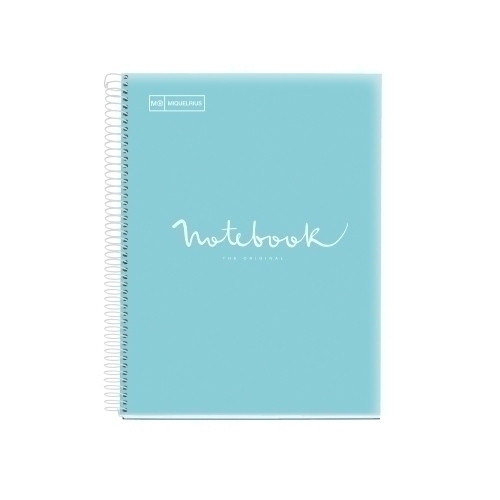 [MR46083] CUADERNO MR46083 NB-8 A4 160 HOJAS  CLA 90G PP EMOT AZ CIELO  